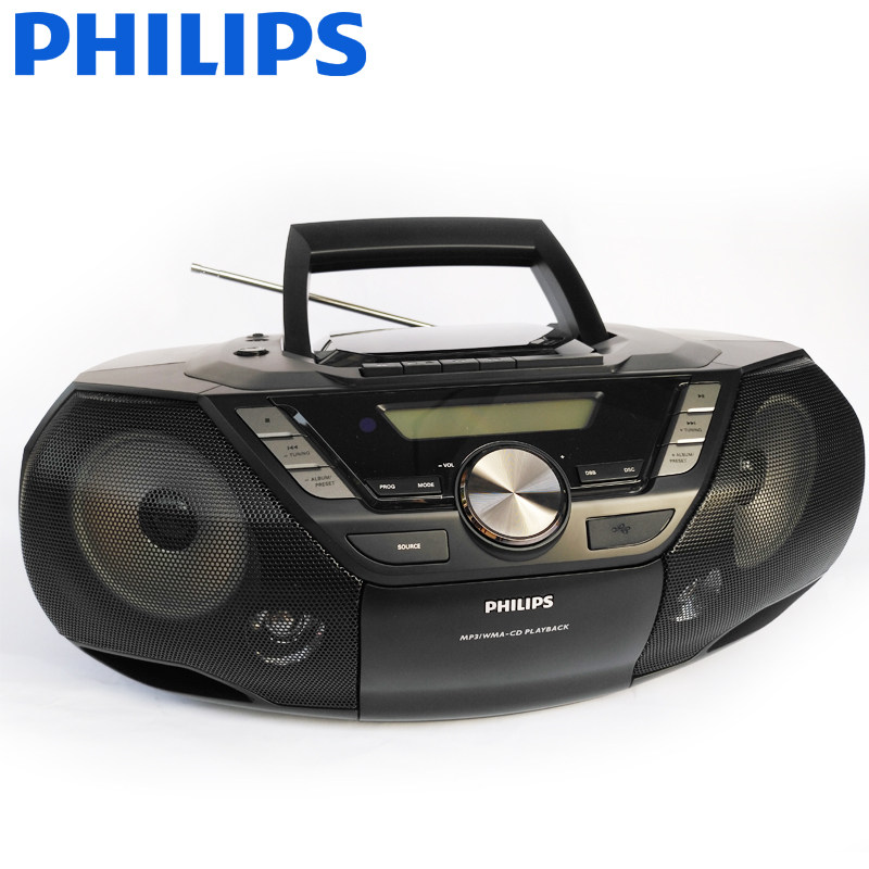 飞利浦Philips老式大功率手提CD收录机磁带机英语CD学习机教学机图片