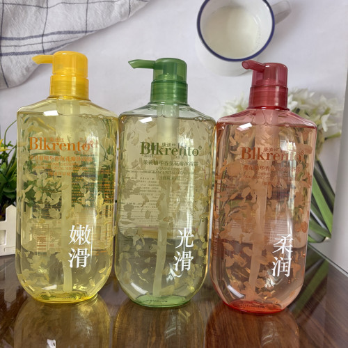 康迪丝香氛花瓣沐浴露750ml深层清洁持久留香洋甘菊茉莉樱花玫瑰
