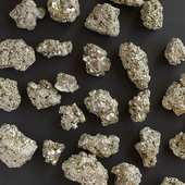 天然水晶矿石头黄铁矿黄铜矿原石扩香宝石金属金原矿科普教学标本