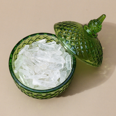 天然白水晶单晶体消磁石摆件