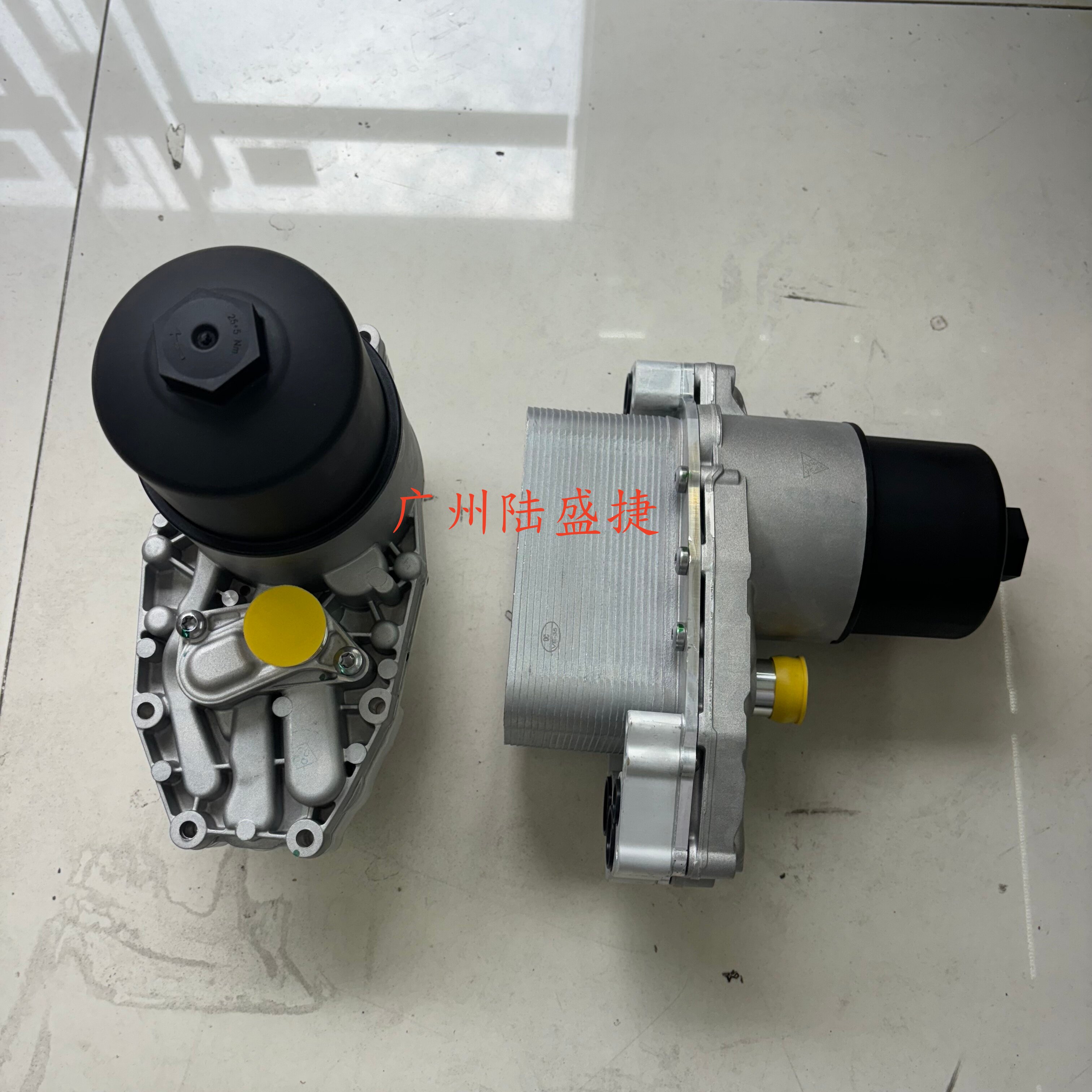 适用路虎发现4 揽胜运动3.0T柴油机油格底座机油散热器密封垫总成