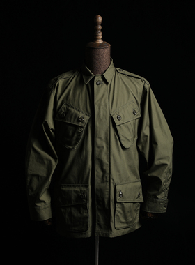 GIZEMO Fatigue jungle初代野战夹克 OG107色薄款supima棉TCU外套