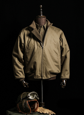 GIZEMO 二战经典卡其色2代坦克夹克   出租车司机TANKER JACKET