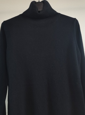 冬季新款TH保暖舒适静奢风高领羊绒衫女长袖修身打底衫软糯针织衫