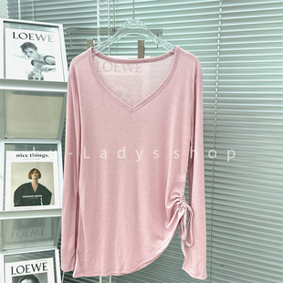 入秋推荐薄款外穿运动罩衫女宽松长款半透晨跑上衣遮臀好看瑜伽服