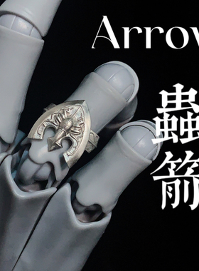 TUXD JOJO的奇妙冒险黄金之风乔鲁诺乔巴纳虫箭漫改戒指指环925银