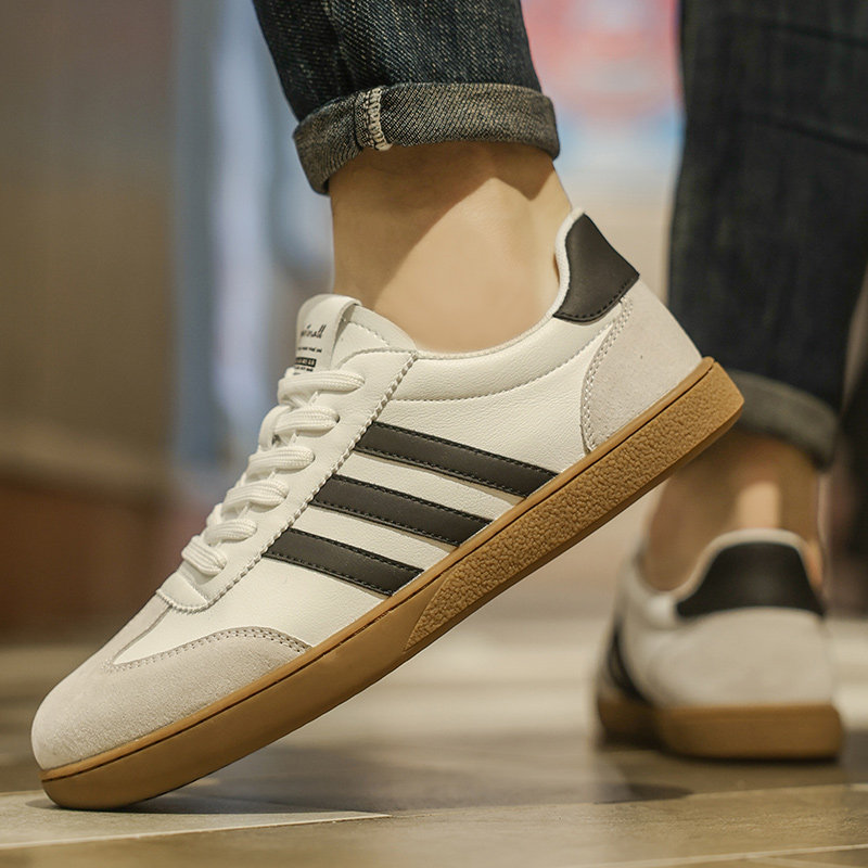 鳄鱼男鞋德训鞋夏季透气鞋子2024新款爆款潮鞋欧洲站休闲板鞋男款