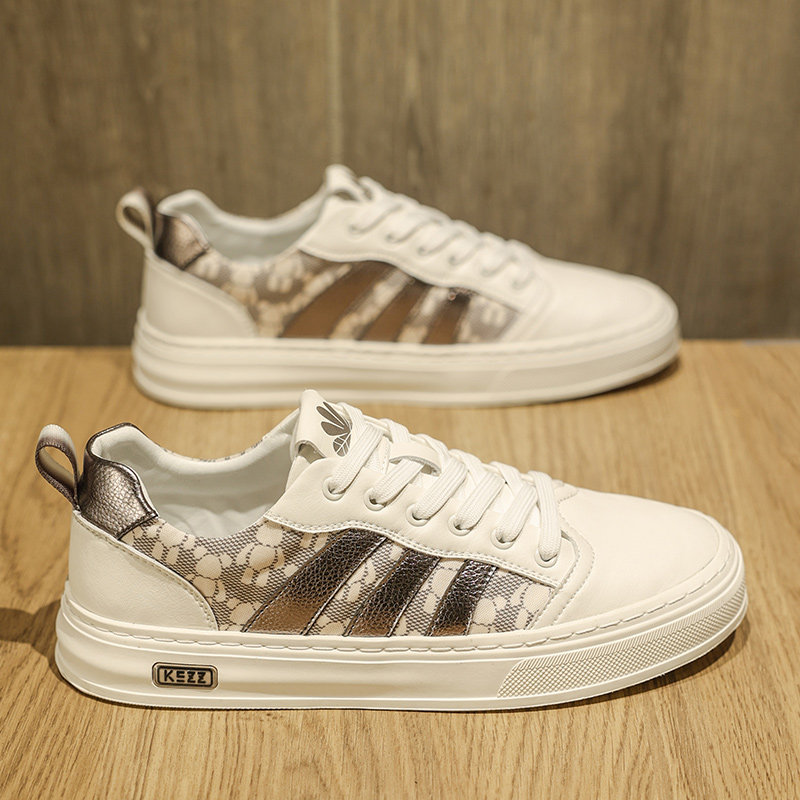 鳄鱼男鞋板鞋秋冬款2024新款潮流百搭鞋子欧洲站爆款男士休闲潮鞋