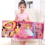 Bộ quần áo Barbie có thể được thay đổi thành nhiều hơn một chiếc váy cưới công chúa cô gái chơi nhà hộp quà tặng búp bê - Búp bê / Phụ kiện đầm búp bê