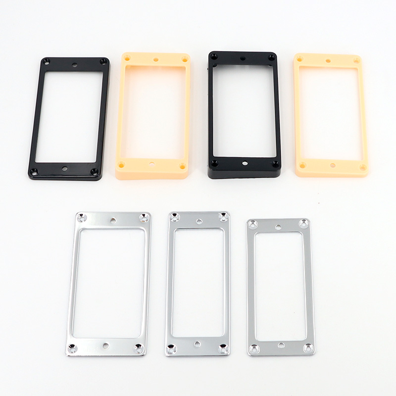 LP电吉他拾音器外框 拾音器边框吉他双拾音器弧度 平金属外框边框