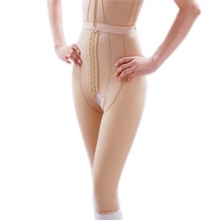 欧力美弹力套吸脂抽脂术后医用塑身裤美腿裤束身塑腿裤排扣中裤