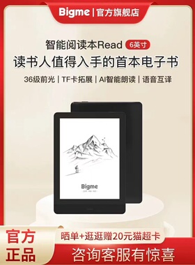 Bigme/大我 Read 6英寸 墨水屏智能办公本电纸书阅读器电子书平板