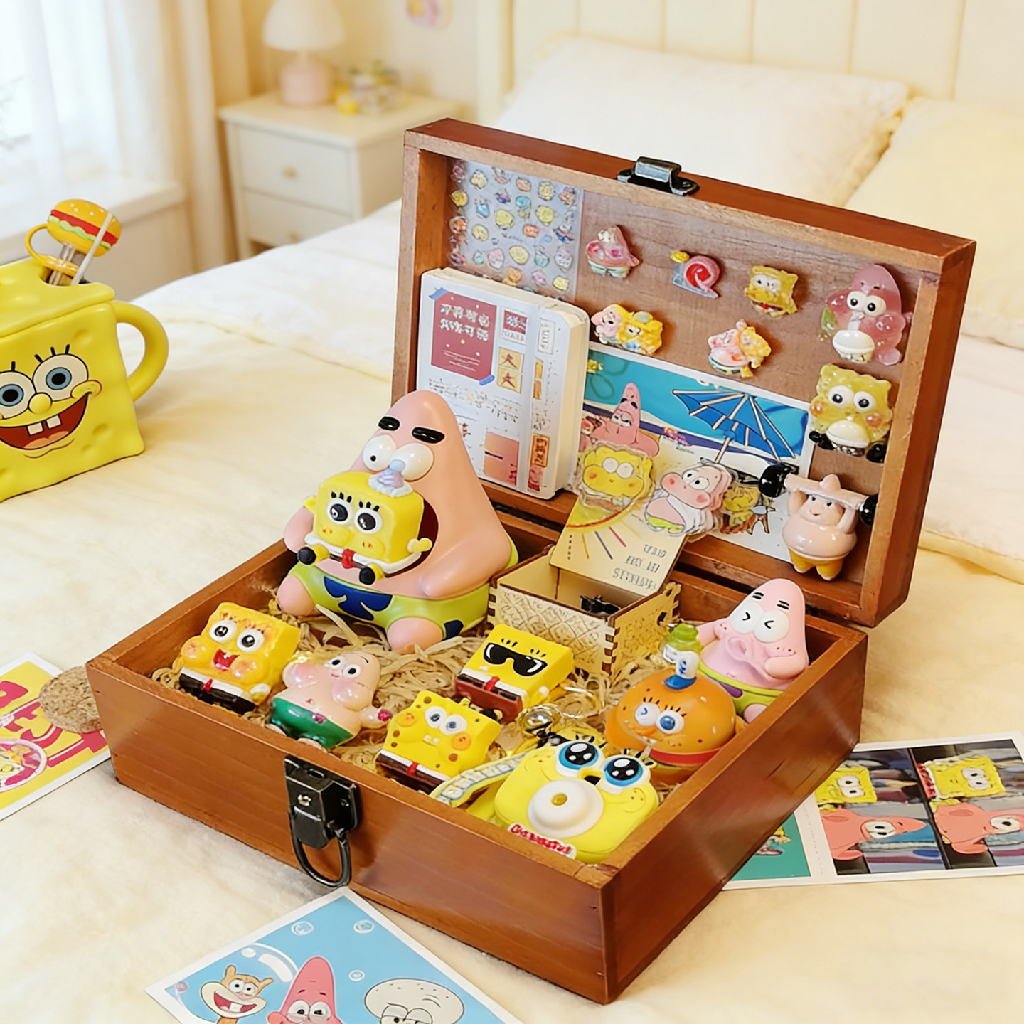 海绵宝宝周边派大星女孩生日礼物办手礼品情人节日礼盒闺蜜女朋友