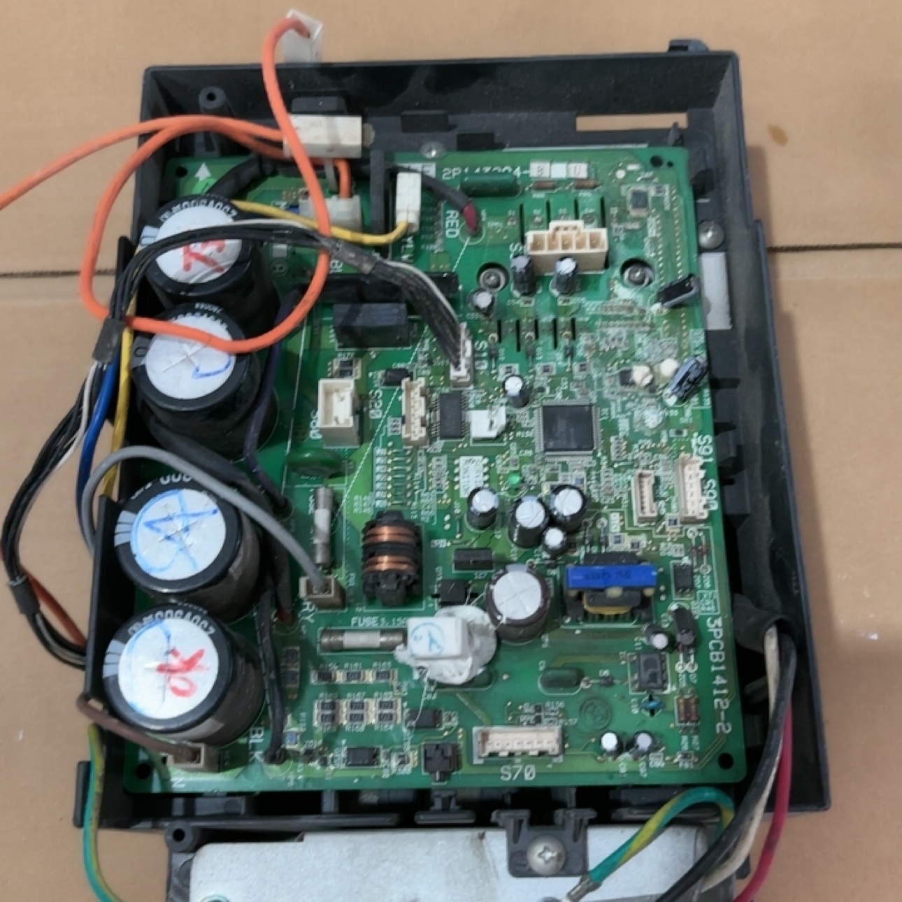 大金变频空调外机主板3PCB1412-2电路板2P143284RXS35FV2C主控板