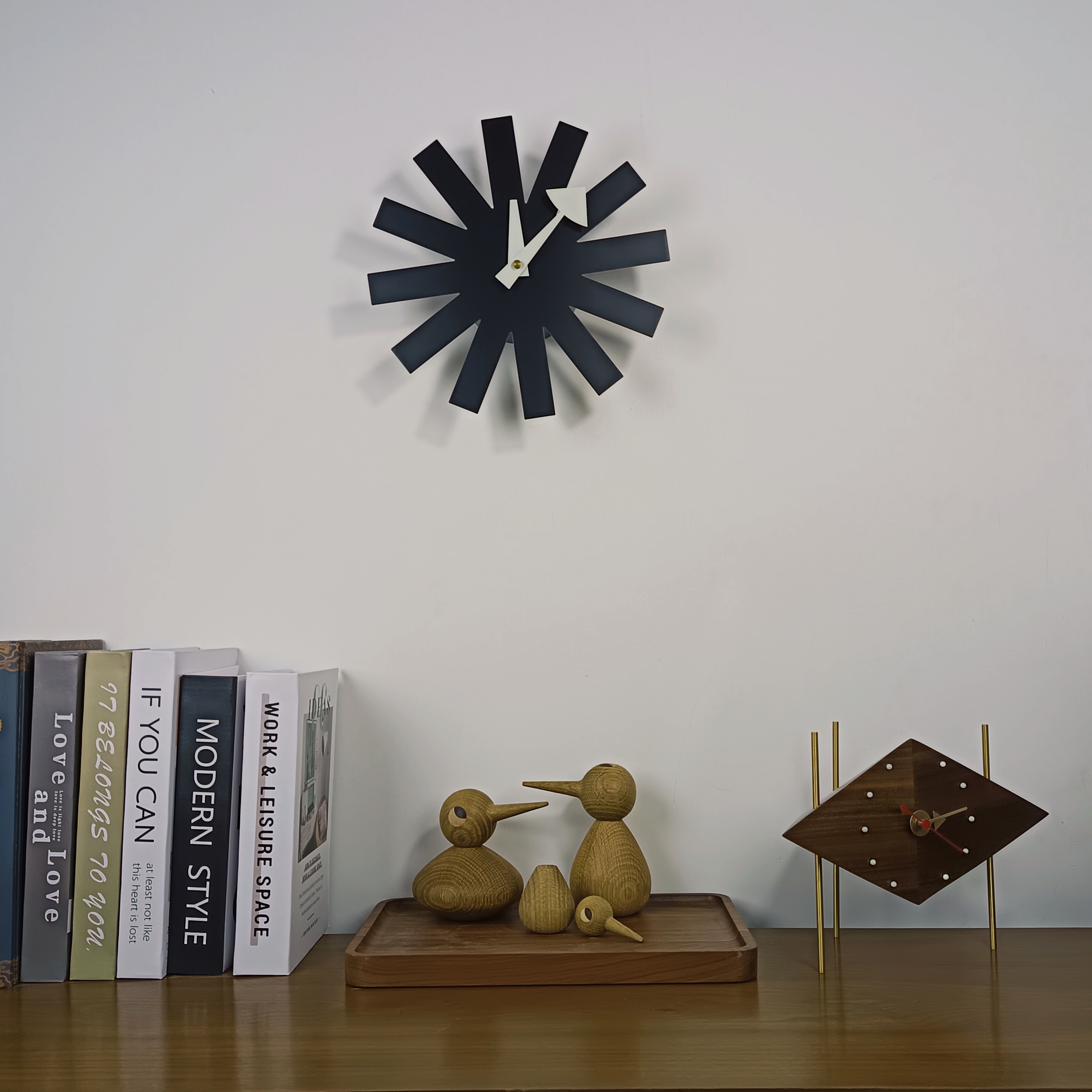 北欧尼尔森经典样板房创意挂钟