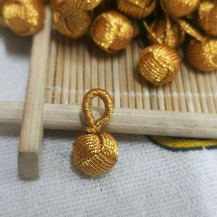 灵球手工编织有求必应手链配件五彩绳金球情侣宝宝手链红绳