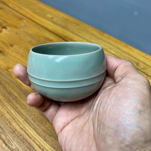 正宗河南汝瓷窑张公巷手工支钉仿古禅定主人个人品茗茶杯茶具茶器