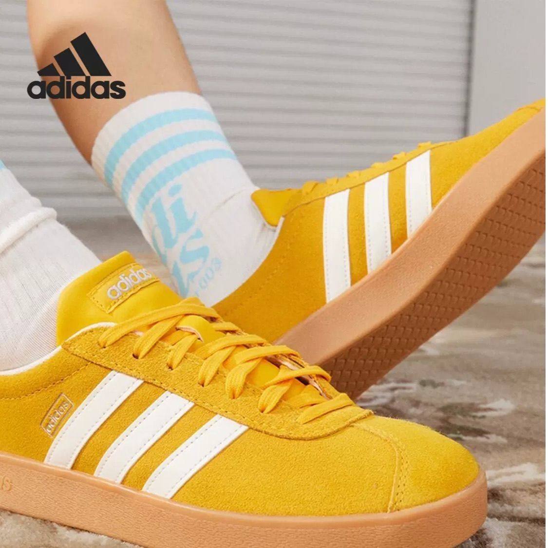 adidas/阿迪达斯冬季男女复古耐磨德训板鞋潮流百搭JS4593