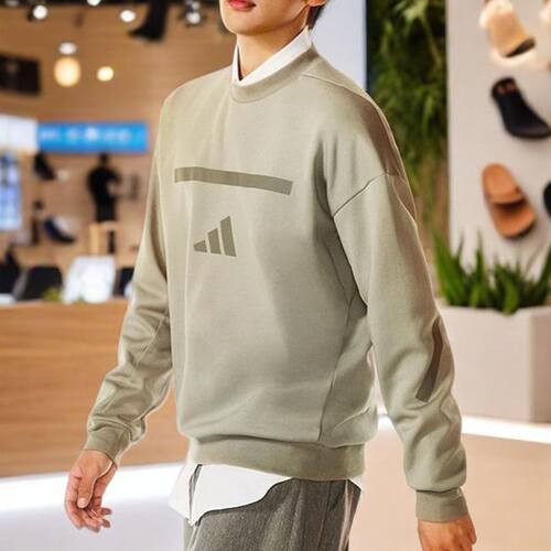 Adidas/阿迪达斯春款男士针织休闲运动训练卫衣JP0383