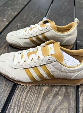Adidas阿迪达斯女鞋VS JOG 2.0冰淇淋T头复古休闲德训鞋JS4443