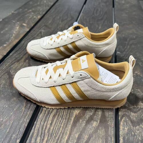 Adidas阿迪达斯女鞋VS JOG 2.0冰淇淋T头复古休闲德训鞋JS4443