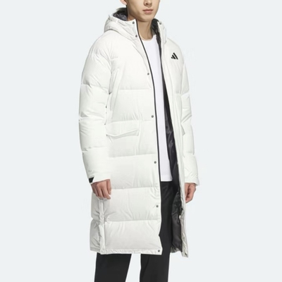 阿迪达斯男女装羽绒服休闲运动保暖时尚2025冬新款长款外套KF4396