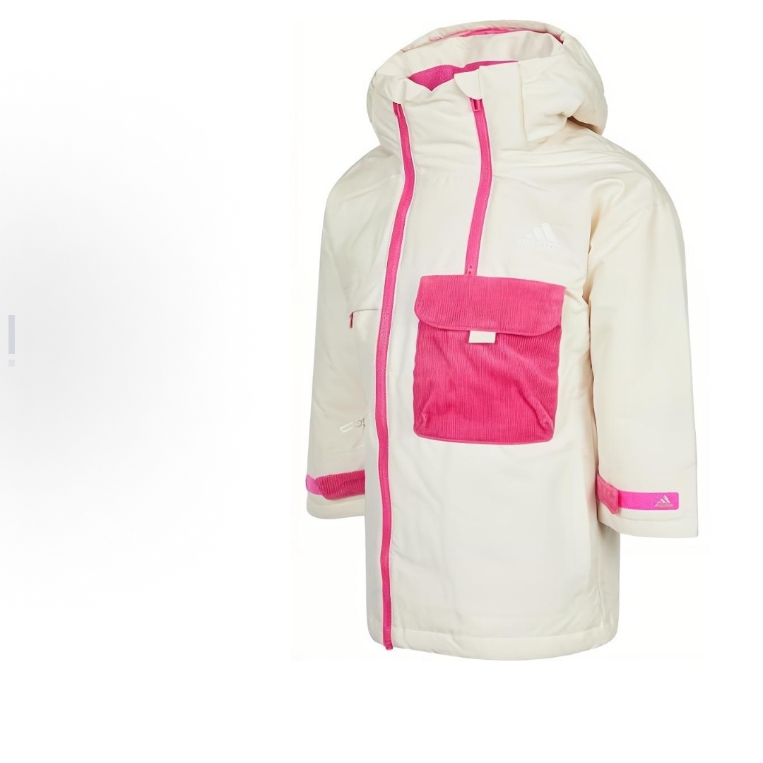 Adidas/阿迪达斯当季新款小童保暖连帽羽绒服 H40337