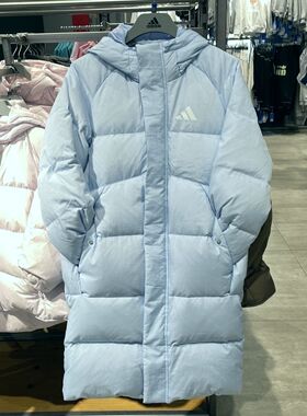Adidas阿迪达斯V MID L DOWN JK男女款冬季中长款羽绒服 KS6482