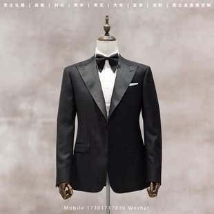 男士西服修身结婚礼服量身定做上海实体舞台领奖西装全国免费上门