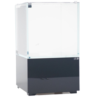 沐野澜16方缸底滤迷你小鱼缸小型桌面超白海水玻璃缸水族箱生态缸