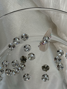 AiMTnails 美甲饰品定制款东洲无底钻球成品堆钻钻球8mm