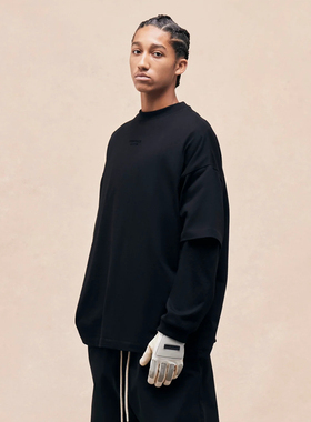 FEAR OF GOD复线ESSENTIALS全新系列美式高街FOG男女宽松长袖T恤