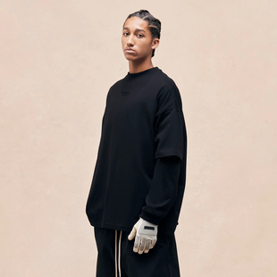 高街FOG男女宽松长袖 GOD复线ESSENTIALS全新系列美式 T恤 FEAR