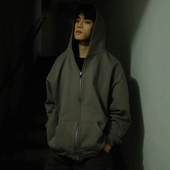 FEAR 外套欧美高街潮牌宽松连帽卫衣男 FOG上帝灰拉链开衫 GOD