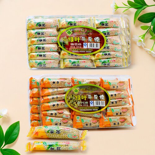 扬州特产桂花黑芝麻松子牛皮糖糖