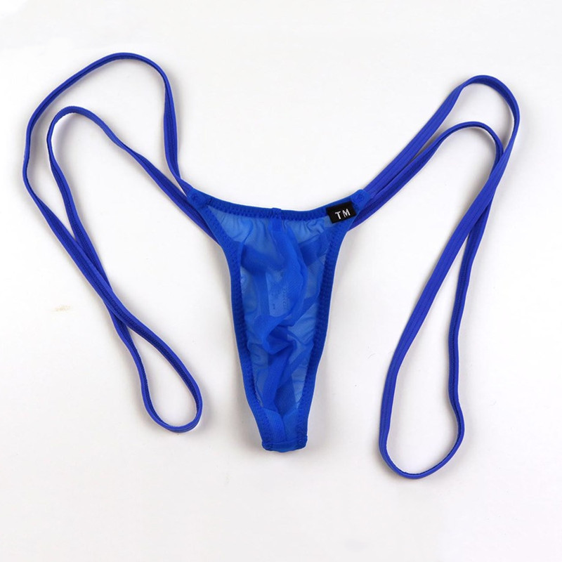 男士TM连体裤透明低腰