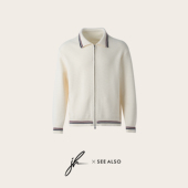 SEE 复古极简老钱开衫 ALSO联名 新款 短外套 针织毛衣外套春季