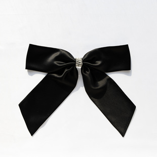 夸张大号蝴蝶结发夹女网红醋酸高级感显脸小黑色白色头饰发饰