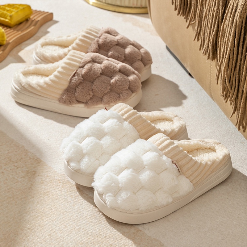 棉拖鞋女士冬天居家用春秋室内保暖防滑家居慈溪冬季情侣毛毛绒男
