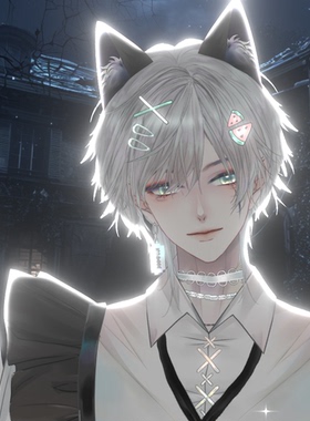 Live2d量贩模型-哈士奇夏日庆典成男公皮vup直播成品皮套虚拟主播