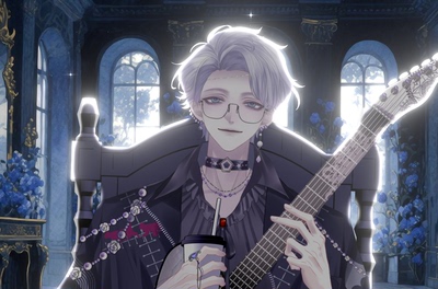 Live2d量贩模型-芋泥波波  成男公皮vup直播成品皮套虚拟主播模型