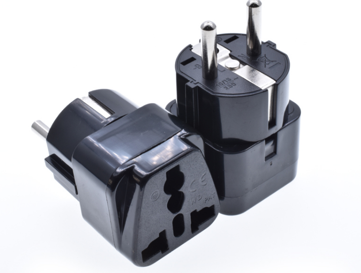 优质欧标德标转换器插头欧洲韩国泰国电源插座转接头俄罗斯巴厘岛