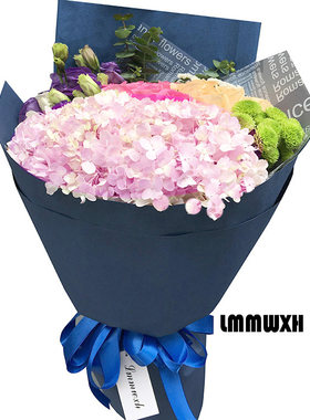 杭州鲜花同城速递送花韩式玫瑰
