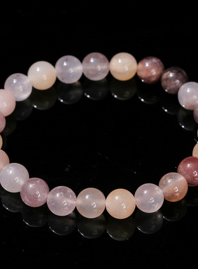 紫罗兰石手链天然水晶单圈手串清新显气质日常通勤百搭款显白手饰