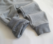 外裤 男女童加厚卫裤 棉裤 儿童里外纯棉双层加绒冬季 加衬两层夹裤