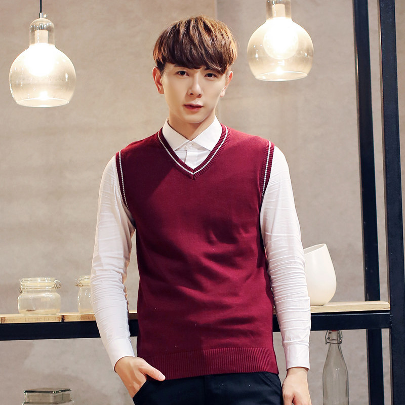 Débardeur homme Woolen gilet 100% coton pour automne - Ref 1599218 Image 5