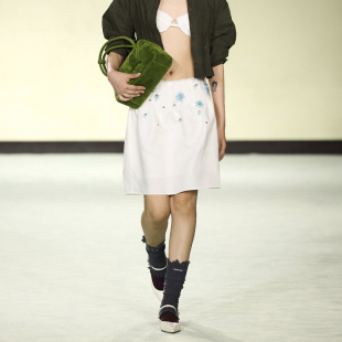 26SS春夏新款 饰 低腰打褶半裙珠花装 浅川买手店 SHUSHUTONG