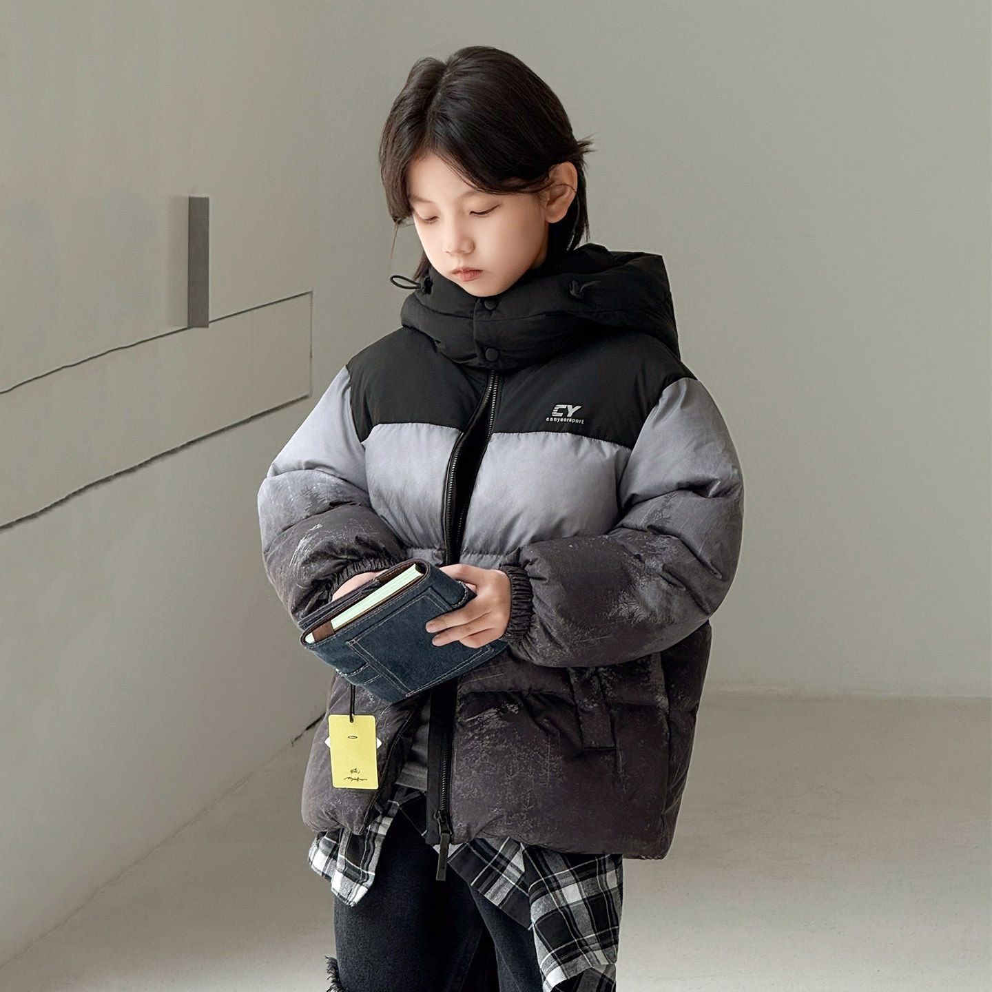 康衣儿男童羽绒服加厚2026冬季新款儿童羽绒服中大童亲子装外套