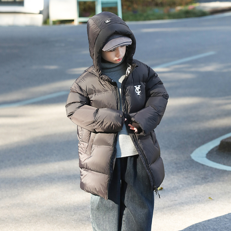 康衣儿童装羽绒服中长款加厚24冬季新款男童羽绒服小中大女童外套