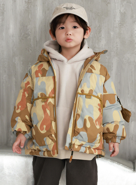 宝宝羽绒服男童2025冬季新款中小童装男童羽绒服1-3-6-8岁4915